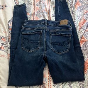 American eagle size 0 skinny jeans